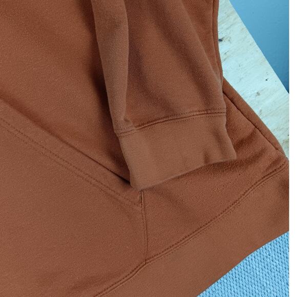 Genuine Stuff Vintage Hoodie Men 2XL Burnt Orange Texas University Long Horns - Picture 14 of 14